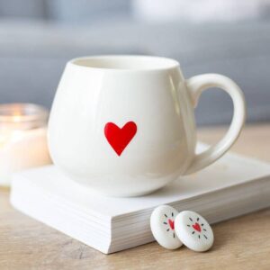 Charming Love Heart Design Mug with Hidden 'Love You' Message