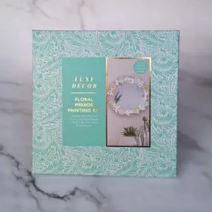 Luxe Decor Craft Kit - Paint Floral Mirrors Easily