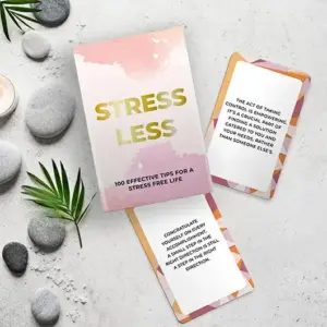 Motivational Stress Less Cards - Reduce Stress, Relax & Unwind