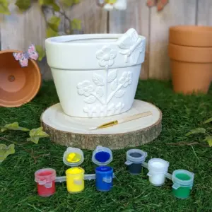Paint Your Own Flower Pot - Creative Kit for Little Gardener