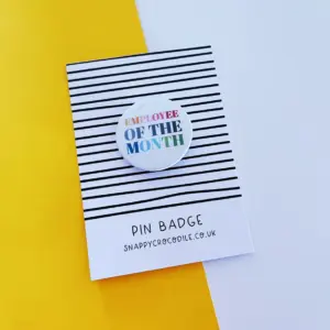 Employee of the Month Pin Badge | Celebrate Achievements