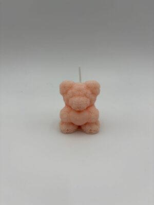 Mini Baby Bear Candle Light Pink