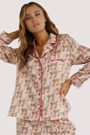 Bouffants Recycled Cheeta Long Sleeved Top | UK Default Title | Playful Promises