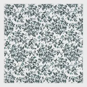 Heritage Print Rutland Pocket Square White
