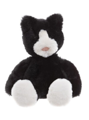 Charlie Bears Bear & Me Puddy Kitten Black and White Plush Soft Toy