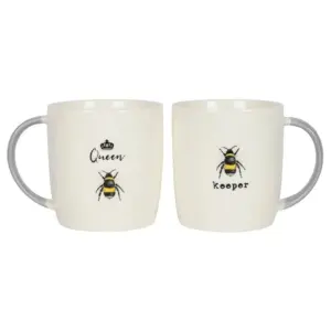 Queen Bee Mug Set for Enthusiasts and Couples