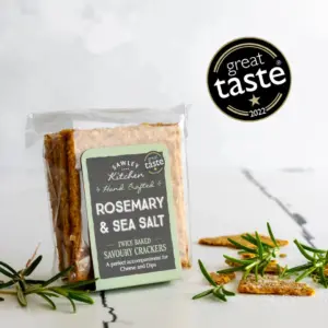 Rosemary & Sea Salt Crackers: Savory Yorkshire Treats