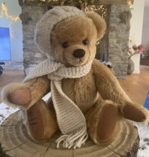 Robin Rive Jamie Limited Edition Mohair Jointed Teddy Bear with Hat and Scarf