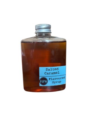 Salted Caramel Flavored Syrup for Coffee, Desserts & Cocktails