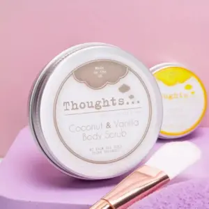 Coconut & Vanilla Body Scrub - Exfoliate & Moisturize Skin