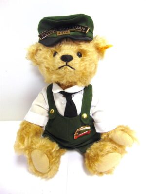 Steiff 664694 The Flying Scotsman Teddy Bear Bill Collectors Bear