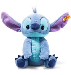 Steiff 024696 Disney Soft Cuddly Friends STITCH Blue Plush Soft Toy