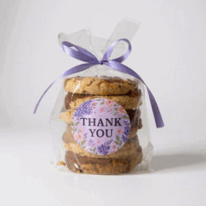 Honeycomb & Milk Chocolate Oat Biscuits Hampers Delight Thank you Purple