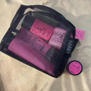 Bettyhula Eco Friendly Nylon Mesh | Black Toiletry Bag