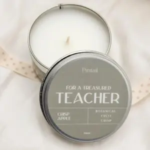 For A Treasured Teacher Candle - Perfect Gift for Educators