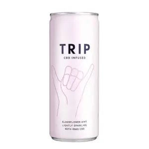 TRIP Elderflower & Mint Infused Drink 250ml | Refreshing CBD Drink