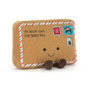 Jellycat A4LTS Amuseables Letter To Santa Linen Fabric Decoration