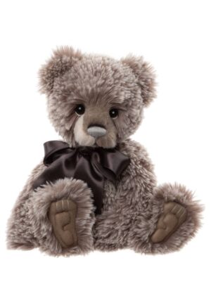Charlie Bears Oryn Plush Jointed Bear with Satin Ribbon Bow+