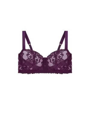 Cecilia Purple Balcony Bra