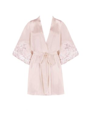 Signature Silk Robe - Blush