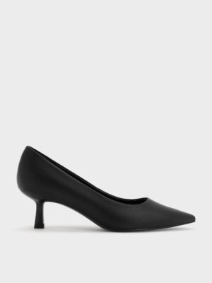 Charles & Keith - Emmy Pointed Kitten Heel Pumps