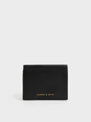 Charles & Keith - Cassia Snap Button Mini Short Wallet