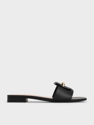 Charles & Keith - Knotted Accent Slide Sandals