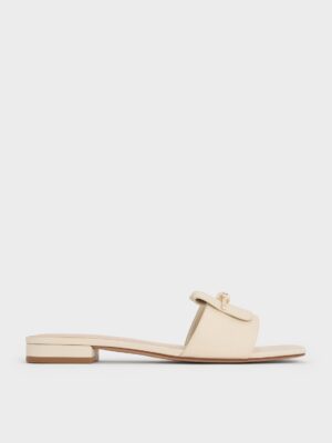 Charles & Keith - Knotted Accent Slide Sandals