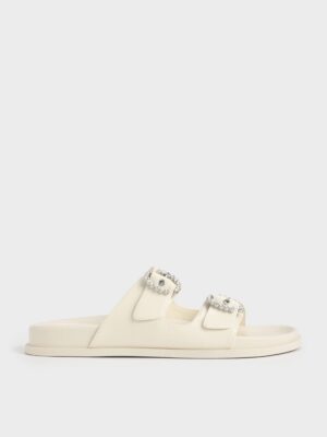 Charles & Keith - Embellished Buckle Sandals
