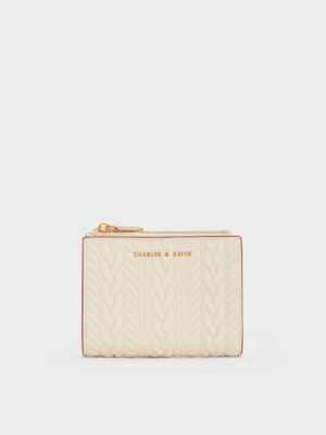 Charles & Keith - Apolline Textured Top-Zip Wallet