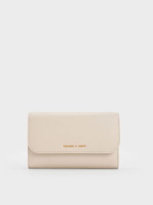 Charles & Keith - Octavia Front Flap Long Wallet