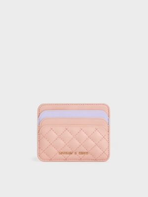 Charles & Keith - Cleo Two-Tone Quilted Card Holder