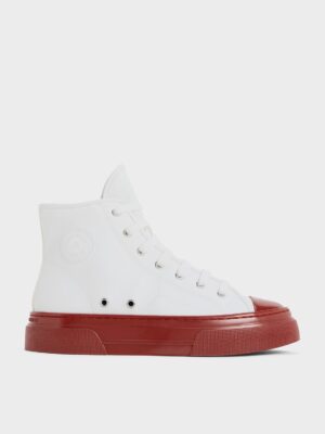 Charles & Keith - Kay Two-Tone High-Top Sneakers
