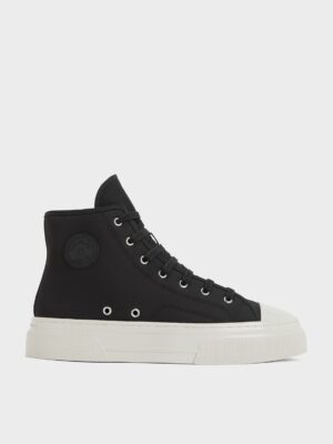Charles & Keith - Kay Nylon Two-Tone High-Top Sneakers