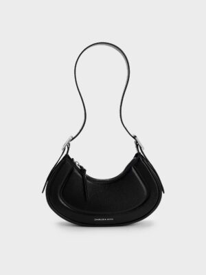 Charles & Keith - Petra Curved Shoulder Bag