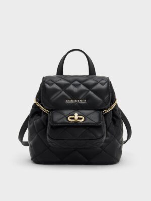 Charles & Keith - Aubrielle Quilted Backpack