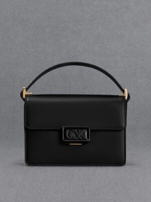 Charles & Keith - Leather Boxy Bag