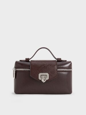 Charles & Keith - Arwen Top Handle Vanity Bag