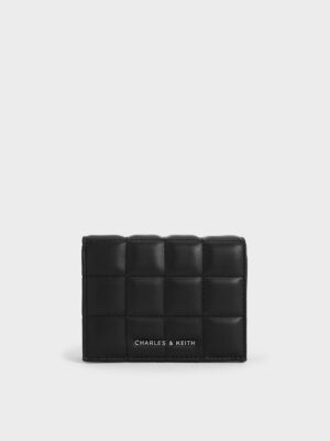 Charles & Keith - Cassia Quilted Chain-Handle Mini Wallet