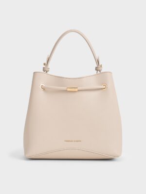 Charles & Keith - Sybill Geometric Bucket Bag