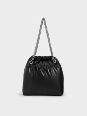 Charles & Keith - Caia Chain-Handle Tote Bag