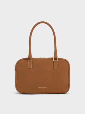 Charles & Keith - Sianna Textured Bowling Bag