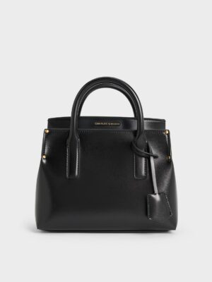 Charles & Keith - Rene Structured Top Handle Bag