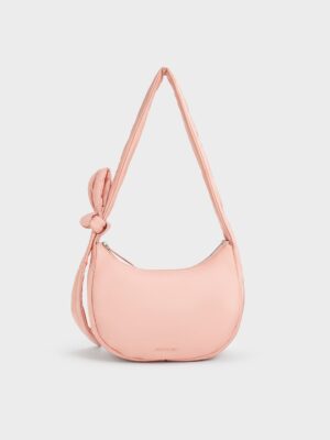 Charles & Keith - Delilah Nylon Knotted Hobo Bag