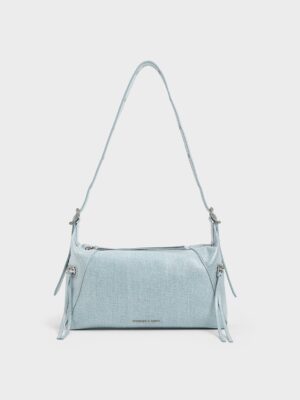 Charles & Keith - Xylia Denim Shoulder Bag