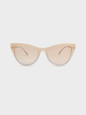 Charles & Keith - Recycled Acetate Angular Cat-Eye Sunglasses