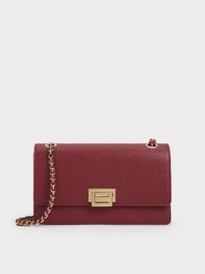 Charles & Keith - Everline Braided-Strap Shoulder Bag