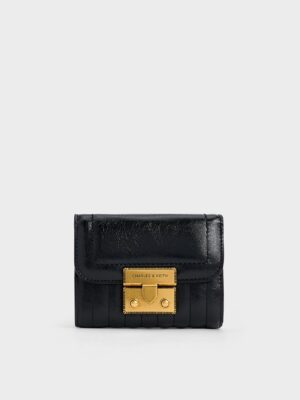 Charles & Keith - Donna Crinkle-Effect Wallet