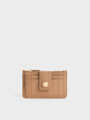 Charles & Keith - Donna Crinkle-Effect Panelled Card Holder