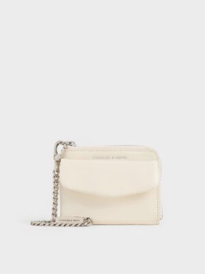 Charles & Keith - Rachel Front-Pocket Zip-Around Wallet